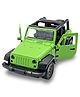 Kidsden Friction Powered Diecast Alloy Metal Body Pullback Mini Jeep With Opening Doors Modal Cars Toys - Color May Vary
