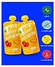 Happa Organic Baby Food Apple & Mango Puree | 100% Fruits | No Sugar, Milk Powder, Preservatives | 2 Packs | 6M+ (100g Each)