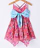 Pspeaches Sleeveless Floral Printed Dress - Coral