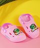 PASSION PETALS  Dinosaur Embossed Clogs   - Pink