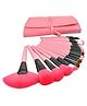 Fabsecret 24 Pcs Set of Professional Makeup Brushes with Leather Cover (Color May vary)