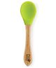BeeBaby Nurture Bambu Silicone Baby Feeding Spoons. 100% BPA Free Silicone Tip Weaning Spoons for kids & toddlers. (6 months+, Green)