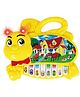 Planet of Toys Electric Organ with Light and Music  Battery Operated Cartoon Animal Piano for Toddlers, Interactive Learning Toy with Fun Sounds and Bright Lights