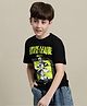 Kidsville DC Comics Featuring Half sleeves Justice League Printed Tee-Black