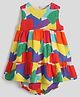 Somersault Sleeveless Colour Block Tiered Dress With Coordinating Bloomer - Multi Colour