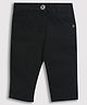 Tiny Girl Solid Denim Paddle Pant - Black