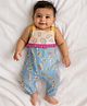 Somersault Sleeveless Abstract Printed Romper - Blue