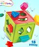 Intellibaby Premium Shape Sorting Cube|Multicoloured Educational Toy for Toddlers | Develops Cognitive & Fine Motor Skills | Sorting & Stacking Toy | Non-Toxic | BIS Certified | Educator Recommended|Ideal for Gifting