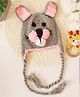 Woonie Handmade Squirrel Cap - Grey