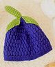 Woonie Handmade Brinjal Cap - Purple