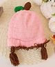 Woonie Handmade Fake Braids Cap - Pink