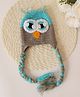 Woonie Handmade Crochet Bird Cap - Blue
