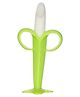 Kritiu Silicone Ultra Soft Safety Banana Shape Toothbrush For Toddlers - Green