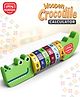 Play Nation Wooden Crocodile Calculator for Kids |Educational Math Toy with Rotating Number Rings | Baby Growth & Development | Safe & Non-Toxic | Ideal for 3+ Years Old Toddlers & Preschoolers | BIS Certified 