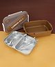 KIDLINGSS Double Compartment Detachable Insulated Lunch Box - Brown
