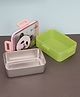 KIDLINGSS Single Compartment Panda Print Insulated Lunch Box - Green