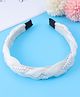 Hola Bonita Pearl Embellished Hair Band Free Size - Beige