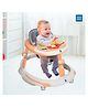 Mee Mee 3 in 1 Baby Walker Rocker and Push Walker For 6-24 Months Baby | 3 Level Adjustable Height, With Detachable Musical Toy Bar & Light | Parental Push Handle, Anti-Rollover Folding Walker For Upto 15kg Baby (Pink)