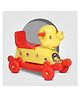 Toy Plus Elephant Baby Push Ride On and Rocker - Red Yellow