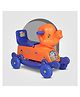 Toy Plus Elephant Baby Push Ride On and Rocker - Blue Orange