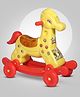 Toy Plus Giraffe Baby Push Ride On and Rocker - Red Yellow