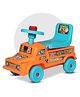 Toy Plus Little Wagon Foot to Floor Ride On - Orange Blue