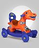 Toy Plus Dragon Baby Push Ride On and Rocker - Blue Orange