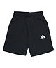 Adidas Kids Knit Shorts With Logo Print - Black