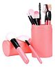 Favon Pack of 10 Professional makeup Brushes with Container(Color may vary)