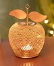 VONCASA Apple T- Lite Holder - Golden & Metal
