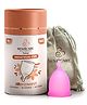 Senzicare Truecup Reusable Menstrual Cup Up to 10 Hours Protection|No Leakage, Rashes Free(Medium)