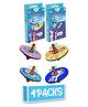 My Little Pony Spinning Tops with Interactive Learning | DIY Educational Toy for Kids | 4 Packs