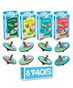 ThinkerPlace Peppa Pig Spinning Tops with Interactive Learning | DIY Educational Toy for Kids | 8 Packs