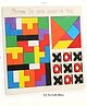 Flaze Wooden Children'S Educational Colorful Square Tangram Game Chess Xo Tic-Tac-Toe Nine-Square Three-In-One Puzzle Building Blocks Early Education Toy