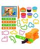 Toyshine Crazy Soft and Smooth Dough Clay Set with Machine Cutting and Moulding Playset for Kids