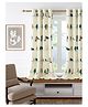 Story@home 5 ft Room Darkening Cotton Window Curtain