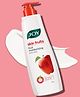 Joy Skin Fruits Lightweight Body Lotion (500ml) with Almond Oil & Jojoba Oil For Summers | Non Sticky & Non Greasy Body Lotion For All Skin Types