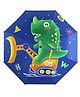 Little Surprise Box Truck Dinosaur Print 3 Fold Umbrella - Green