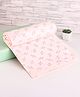 Zero Unisex Interlock Knit Towel & Wrappers Bird Print Pink L 30 x B 25 - Pink