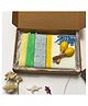 Gudgoodie Baby Gift Set Cotton Muslin Dohar and Set of 2 Maracas  Dinosaur Pals