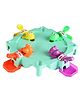 Fiddlys CRUSTY Hungry Frog Indoor Game for Kids|Family Board Game|Frog Toys for Kids Activity|4 Player Fun Interactive Frog Eat Beans Game