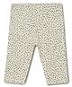 Milou Single Jersey Polka Dots Printed Leggings - Cream