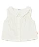 Milou Cotton Sleeveless Polka Dots Printed Dress - White