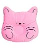 Fantasy India Baby Soft Neck Support Pillow for Head Shaping Shape Supporter Cat Face Pillow - Pink