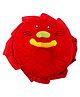 Fantasy India Baby Soft Neck Support Pillow for Head Shaping Shape Supporter Mouse Embroided Pillow - Red
