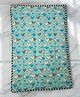 Fabrify Pure Cotton Baby Mats, Mattress, Godadi, Bistar Heart Print - Blue