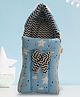 Fabrify Baby Cotton Carrier Nest Cum Sleeping Bag Kushli - sky blue