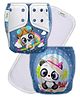 Deedry Premium Leakage Proof Reusable Cloth Diaper with Quick Dry Ultra Thin pads|Freesize (5-18kg) ,Rash Free, for Kids 3 months-3 Yrs|Stay Dry & Lasts up to 3Hrs (Blue White)