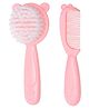 Adore Ted The Comfy  Baby Brush and Comb Set- Pink