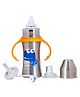 Adore Trion 3in 1 Stainless Steel Sipper with Twin Handle 250ml- Orange Dino